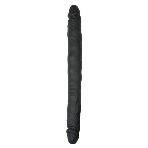 Double Ended Dildo - Zwart - PlayForFun