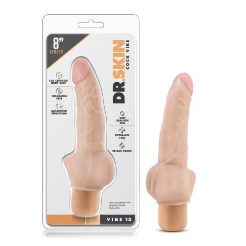 Dr. Skin - Cock Vibe no12 Vibrator - Beige - PlayForFun