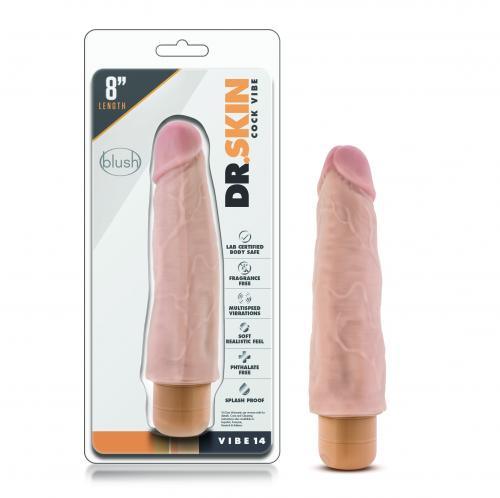 Dr. Skin - Cock Vibe no14 Vibrator - Beige - PlayForFun