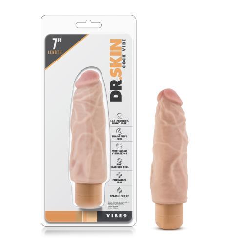 Dr. Skin - Cock Vibe no9 Vibrator - Beige - PlayForFun