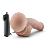 Dr. Skin - Dr. Jay Vibrator Met Zuignap 22 cm - Beige - PlayForFun