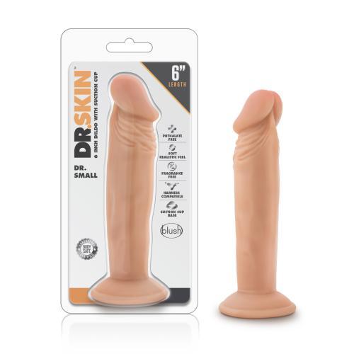 Dr. Skin - Dr. Small Dildo Met Zuignap - Vanilla - PlayForFun