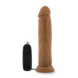 Dr. Skin - Dr. Throb Vibrator Met Zuignap 24 cm - Mocha - PlayForFun