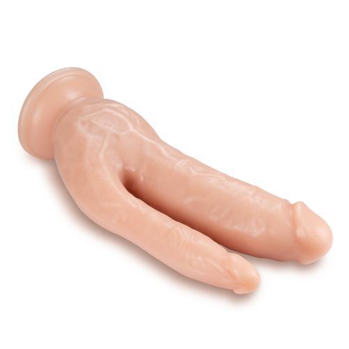 Dr. Skin - Dubbele Dildo 21 cm - Vanilla - PlayForFun