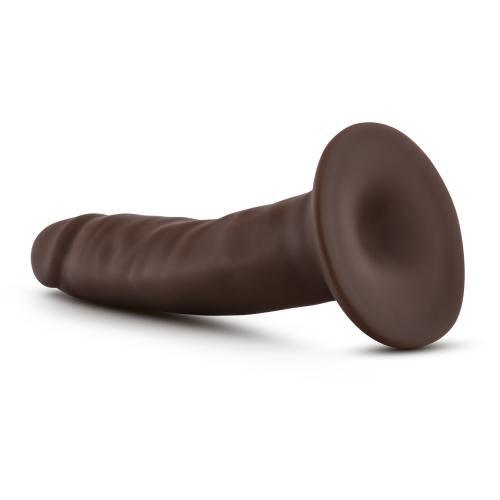 Dr. Skin - Realistische Dildo Met Zuignap 14 cm - Chocolate - PlayForFun