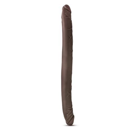 Dr. Skin - Realistische Dubbele Dildo 40 cm - Chocolate - PlayForFun