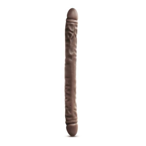 Dr. Skin - Realistische Dubbele Dildo 45 cm - Chocolate - PlayForFun