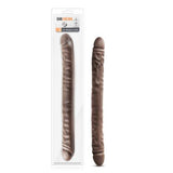 Dr. Skin - Realistische Dubbele Dildo 45 cm - Chocolate - PlayForFun