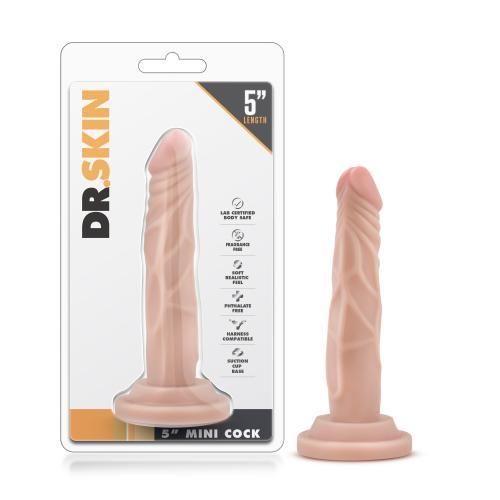 Dr. Skin - Realistische Mini Dildo Met Zuignap - Beige - PlayForFun