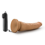 Dr. Skin - Vibrator Met Zuignap 21 cm - Mocha - PlayForFun