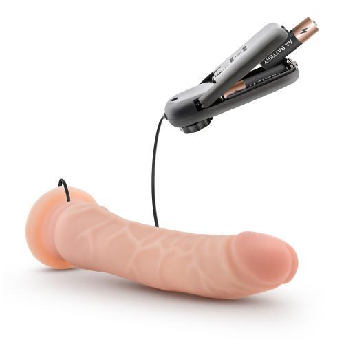 Dr. Skin - Vibrator Met Zuignap 21 cm - Vanilla - PlayForFun