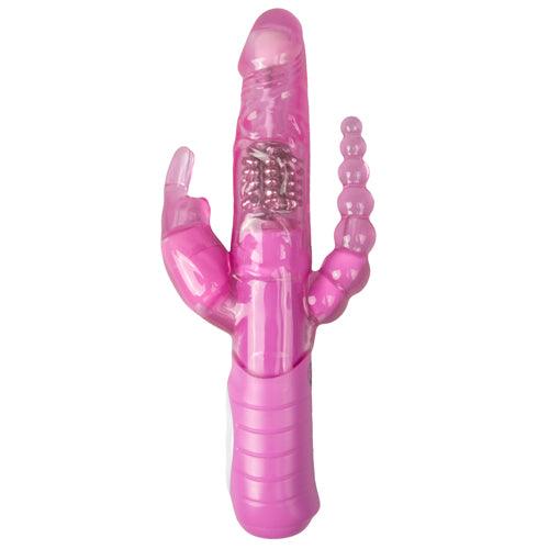 Drie dubbele rabbit vibrator - PlayForFun