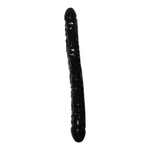 Dubbele Dildo 45 cm - Zwart - PlayForFun