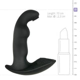 Dynamic Duke Geribbelde Prostaat Vibrator - Zwart - PlayForFun