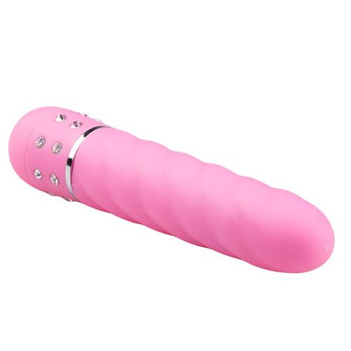 Easytoys Mini Vibrator Gedraaid - Roze - PlayForFun