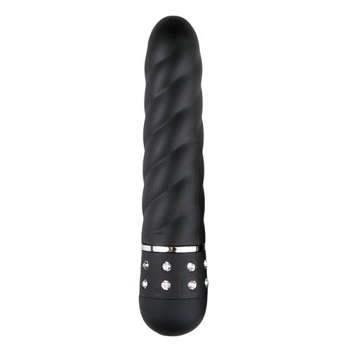 Easytoys Mini Vibrator Gedraaid - Zwart - PlayForFun