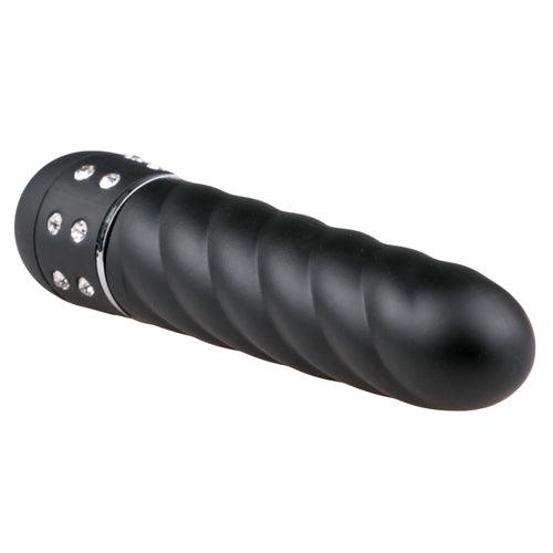 Easytoys Mini Vibrator Gedraaid - Zwart - PlayForFun