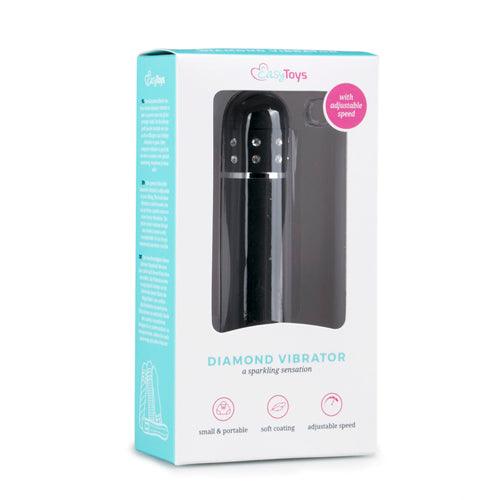 Easytoys Mini Vibrator Gelinieerd - Zwart - PlayForFun