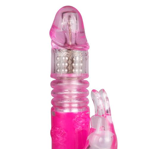 EasyToys Stotende Rabbit Vibrator - Roze - PlayForFun