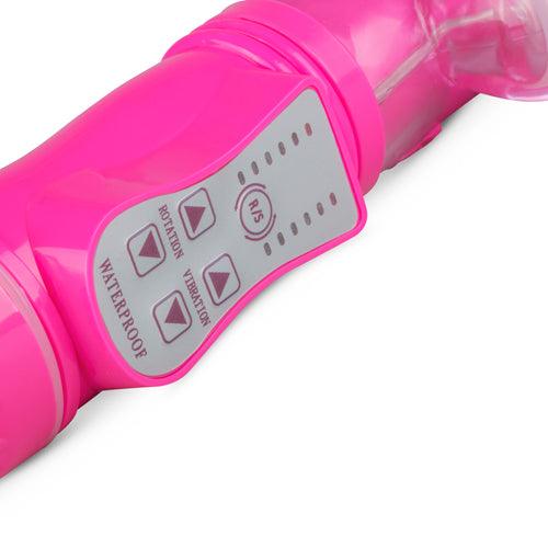 EasyToys Stotende Rabbit Vibrator - Roze - PlayForFun