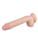 Elvin Realistische Dildo Met Balzak - 21 cm - PlayForFun