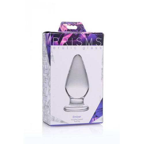 Ember Zware Glazen Buttplug - PlayForFun