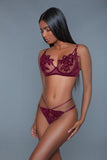 Evangeline BH Set - Bordeaux - PlayForFun