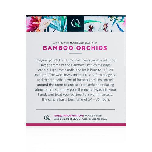 Exotiq Massagekaars Bamboe Orchideeën - 200g - PlayForFun