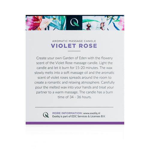 Exotiq Massagekaars Violet Rose - 200g - PlayForFun