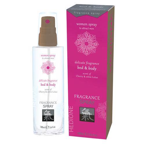 Feromonen Bed & Body Spray Voor Vrouwen - Kers & Witte Lotus - PlayForFun