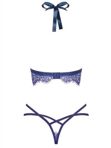 Flowlace Kanten 2-delige Bh Set - Blauw - PlayForFun