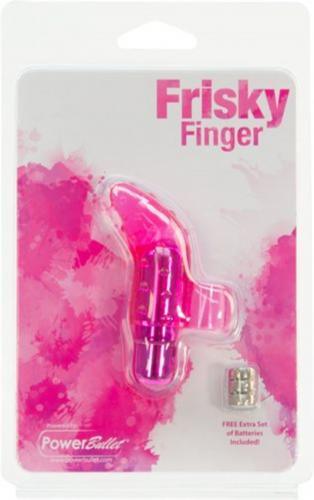 Frisky Vinger Vibrator Met Bullet - Roze - PlayForFun