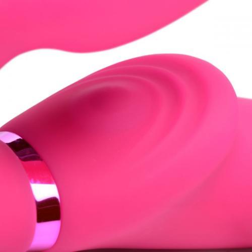 G-Pulse Vibrerende Strapless Dildo Met Afstandsbediening- Roze - PlayForFun