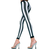 Gestreepte Leggings - Zwart/Wit - PlayForFun