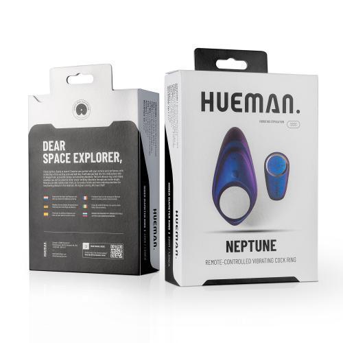 Hueman - Neptune Vibrerende Cockring + Afstandsbediening - PlayForFun