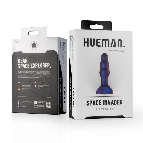 Hueman - Space Invader Vibrerende Buttplug - PlayForFun