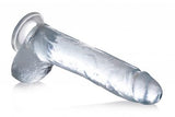 Jock C-Thru Transparante Dildo - 29 cm. - PlayForFun