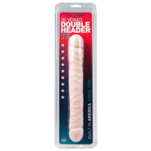 Jr. Veined Double Header Dildo - PlayForFun