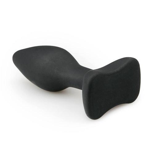 Kleine zwarte siliconen buttplug - PlayForFun