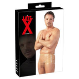 Latex Boxer Met Penissleeve - Transparant - PlayForFun