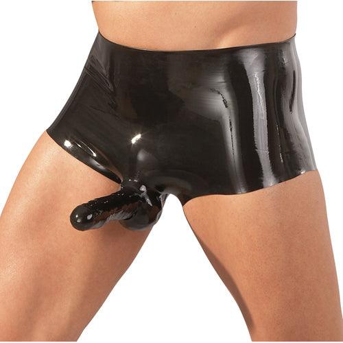 Latex Boxer Met Sleeve - PlayForFun