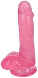 Lollicock - Dildo Slim Stick With Balls - Cherry Ice - 15.8 cm - PlayForFun