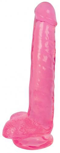 Lollicock - Dildo Slim Stick With Balls - Cherry Ice - 20.3 cm - PlayForFun