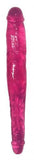 Lollicock - Sweet Slim Stick Double Dildo - Cherry Ice - 33 cm - PlayForFun