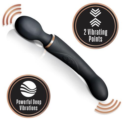 Lush Gia Dubbele Vibrator - Zwart - PlayForFun