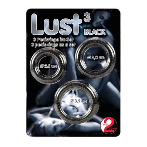 Lust - 3 Penis ringen - PlayForFun