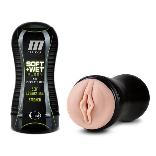 M for Men - Soft and Wet Masturbator Self Lubricating - Ribbels - PlayForFun