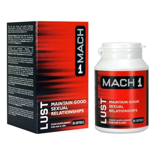 Mach 1 - Lust Libido Stimulerend Middel Voor Mannen - 60 softgels - PlayForFun