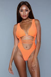 Makayla Monokini - Oranje - PlayForFun