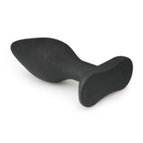 Medium Zwarte Siliconen Buttplug - PlayForFun